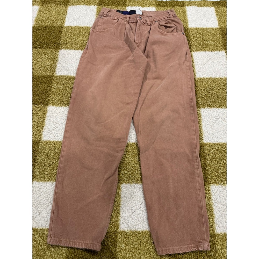 Vintage Levis SilverTab Baggy Jeans Mauve Pink Denim 31x32 90s Wide Leg Pants